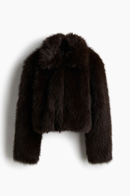 Chaqueta cropped efecto pelo - H&m фото 3