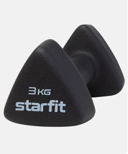 Гантель неопреновая STARFIT DB-205 3 кг, черный  фото 2