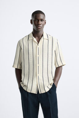 STRIPED TEXTURED SHIRT - Zara фото 2