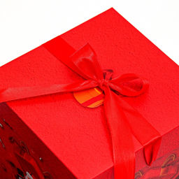 Коробка подарочная новогодняя складная «Дед мороз в коробке» 15×15×15 см