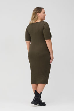 Платье из трикотажа кашкорсе с лайкрой - Solo mio фото 3