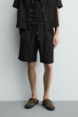 BERMUDA T?CNICA RELAXED FIT / Negro