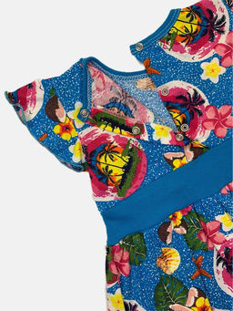 Платье супрем сзади застежка, арт.C-PL069-SU, Светлана, синий кокос - Мамин малыш фото 3