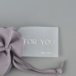 Цена за 5 шт. Мешочек подарочный замшевый Для тебя, серый, тиснение, 9?12 см 1.5 см