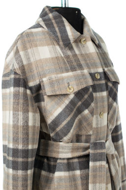 Пальто женское демисезонное (пояс) - El podio фото 14