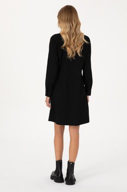 Kad_n Siyah Dokuma Elbise - U.s. polo assn фото 4