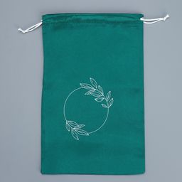 Цена за 5 шт. Мешок атласный Листва, 20 30 см +/- 1.5 см - Дарите счастье фото 4