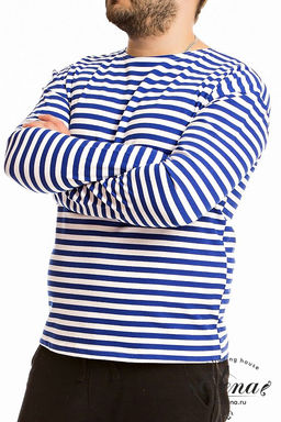 Тельняшка утепленная М10002Бл Василек - Елена фото 2