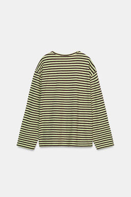 STRIPED EMBROIDERED PIPPI L_NGSTRUMP T-SHIRT - Zara фото 5