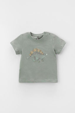 КР 302155/1/зеленый чай фуфайка (футболка) для мал - Crockid фото 2