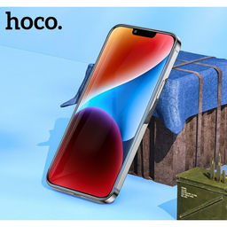 Защитное стекло Hoco для Iphone 15 Plus/16 Plus, Full-screen, 0.4 мм, полный клей