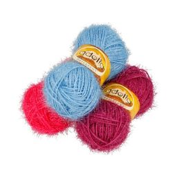 Пряжа ADELIA BRILLIANT 100% полиэстер 10 шт. х 50 г 90 м  5 м