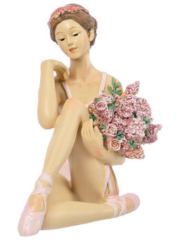 Статуэтка 11*7,5*12,5 см Балерина с цветами в розовом  - Elan gallery фото 24