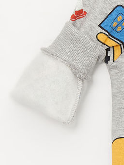 Bisiklet Yaka Erkek Bebek Sweatshirt - Waikiki фото 3