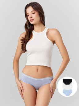 Трусы-шортики женские в наборе, 3 шт