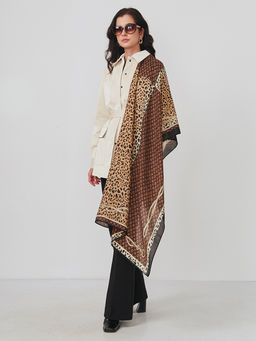 Большой, мягкий, тонкий и очень нежный двусторонний палантин - Tantino фото 2