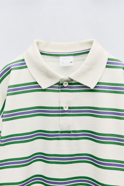 STRIPED POLO T-SHIRT - Zara фото 3