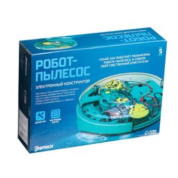 Электронный конструктор Робот - пылесос, 34 элемента - Эврики фото 5