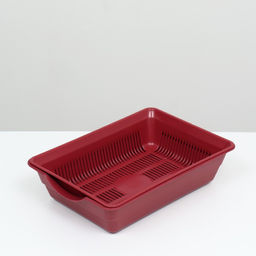 Туалет глубокий с сеткой 36 х 25 х 9 см, красный - Simaland фото 3