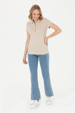 U. S. Polo Assn Женская базовая футболка Stone - U.s. polo assn фото 18