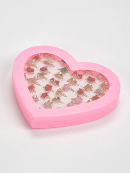 Цена за 36 шт. Кольцо Выбражулька «Рельеф», форма МИКС, фасовка 36 шт., цветное, безразмерное