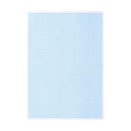 Цена за 3 шт. Бумага масштабно-координатная А3 10 листов Calligrata, голубая сетка