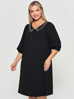 Платье 0218-2 чёрный кварц - Dora фото 123