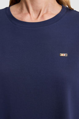 Kad_n Lacivert Bisiklet Yaka Basic Ti__rt - U.s. polo assn фото 7