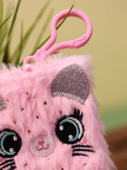 Блокнот плюшевый Cat, gently pink - I likegift фото 4