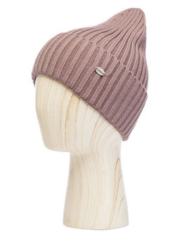 Шапка жен. шерсть+каш+виск LB-A53063 cacao