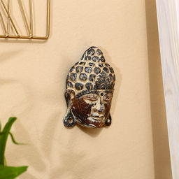 Сувенир «Голова Будды», 15 см, дерево албезия