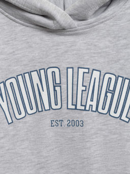 ACOOLA / Джемпер детский для мальчиков Gervin серый меланж фото 4