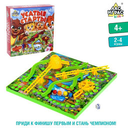 Настольная игра-бродилка Усатые старты, 3D-поле