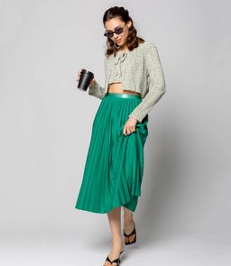 Юбка #КТ601 (4), зелёный