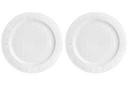 Набор тарелок 2 пр. 27,5*27,5*1,8 см "Белые розы"