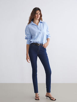 Beli Kemerli Mercury Skinny Fit Kad?n Jean Pantolon