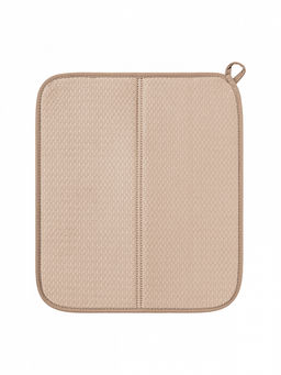 Коврик для сушки посуды 38x44 бежевый полиэстер