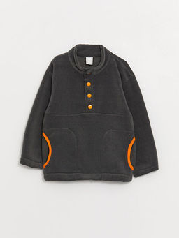 Uzun Kollu Erkek Bebek Sweatshirt