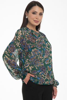 Блуза Волшебный шифон (модный принт)