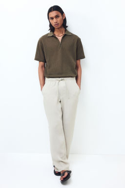Polo en punto calado Regular Fit - H&m фото 5