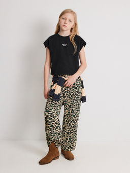 ACOOLA / Футболка детская для девочек Sliva черный  фото 5