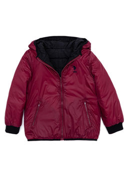 U. S. Polo Assn Черное пальто с капюшоном для мальчика - U.s. polo assn фото 7