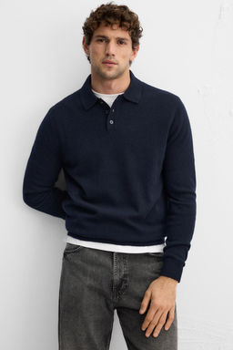 WOOL KNIT POLO SHIRT - Zara фото 5