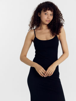 Сарафан женский макси в черном цвете черный 152633 - Mark formelle фото 7