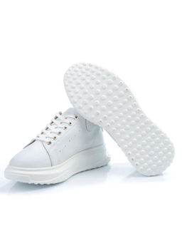 03-PDD136-1 WHITE Полуботинки спортивные женские (натуральная кожа) - No name фото 14