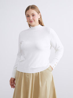 Dik Yaka Kad?n Triko Kazak