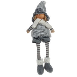 Игрушка набивная "Девочка", L16 W11 H57/36 см, 2в.