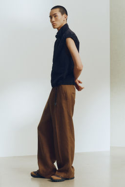 Pantal?n de lino Loose Fit - H&m фото 3