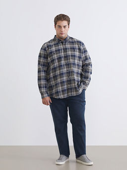 Regular Fit Uzun Kollu Ekose Erkek G?mlek