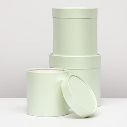 Набор коробок 3 в 1 без окна, мятный 21 х 21 - 16 х 16 см - Simaland фото 7